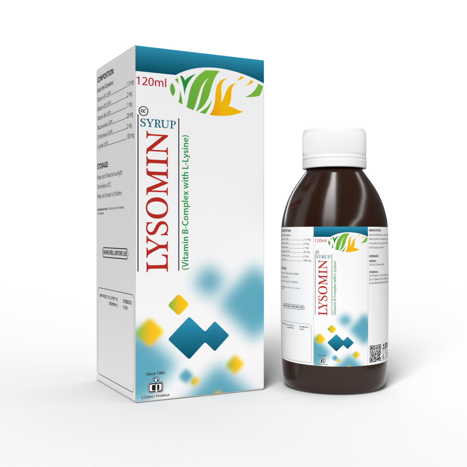 LYSOMIN SYRUP 120 ML